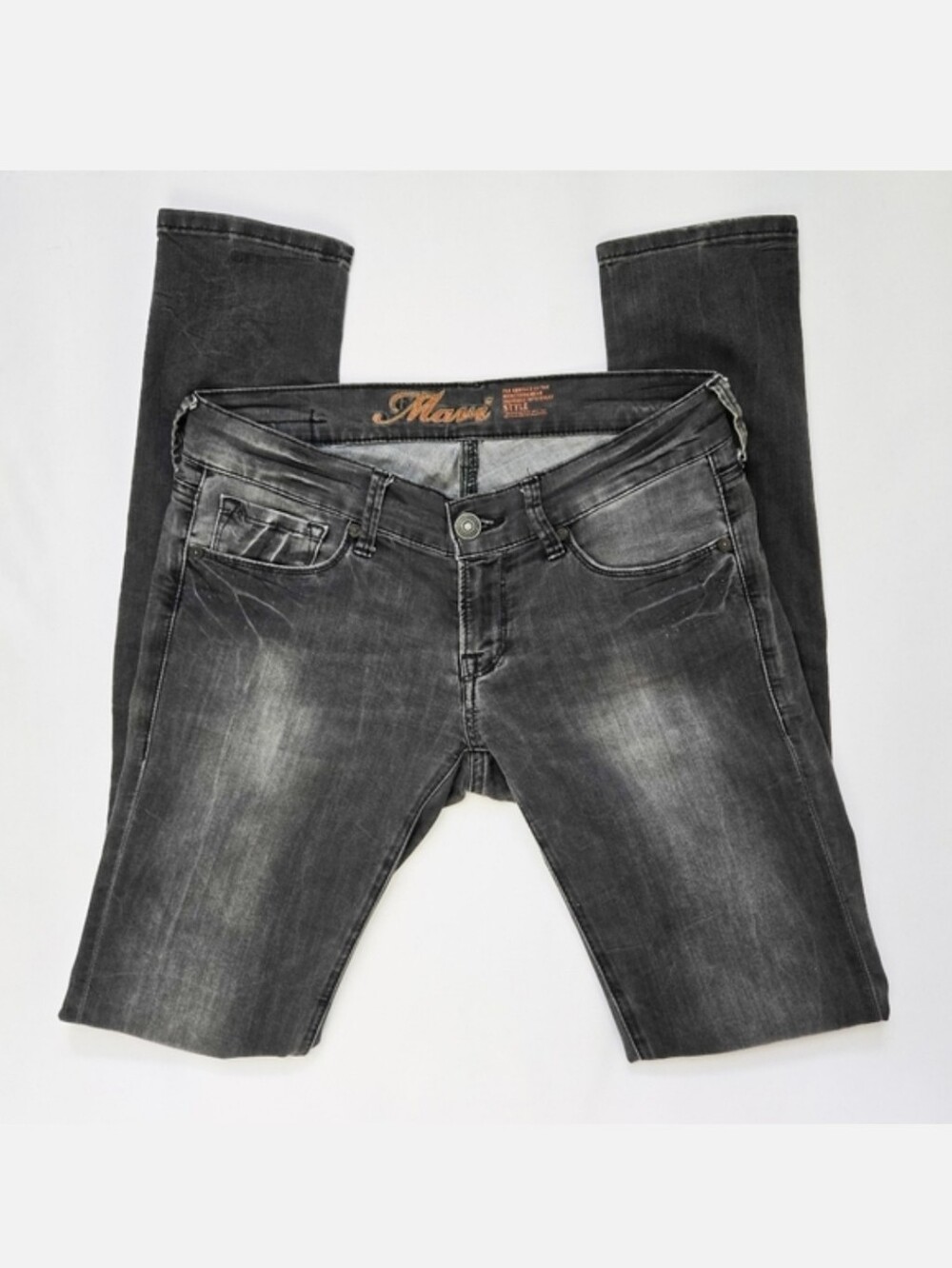 EUC Mavi Serena Tall Skinny Jeans, Dark Smoke